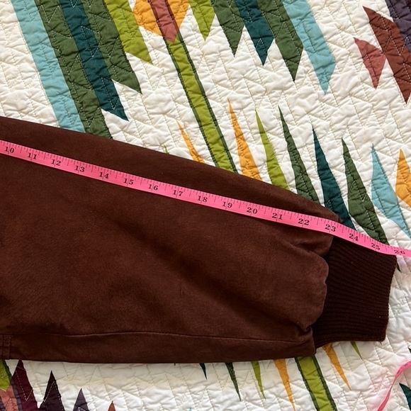 Impeccable Brown Vintage Bomber Sz. L - Picture 15 of 16